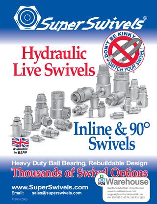 SuperSwivels Hydraulic Live Swivel Joints Catalog