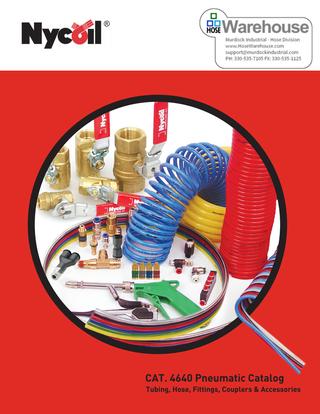 Parker Nycoil Tubing Hose, Fittings, Couplers Catalog